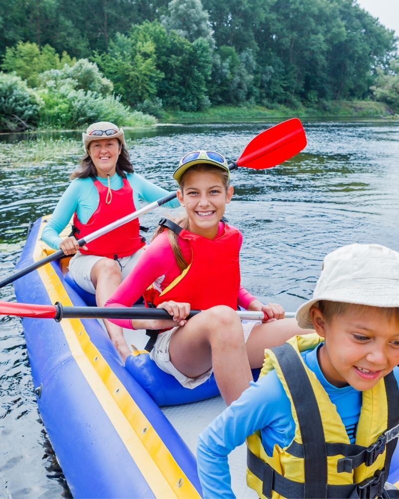 Family kayaks