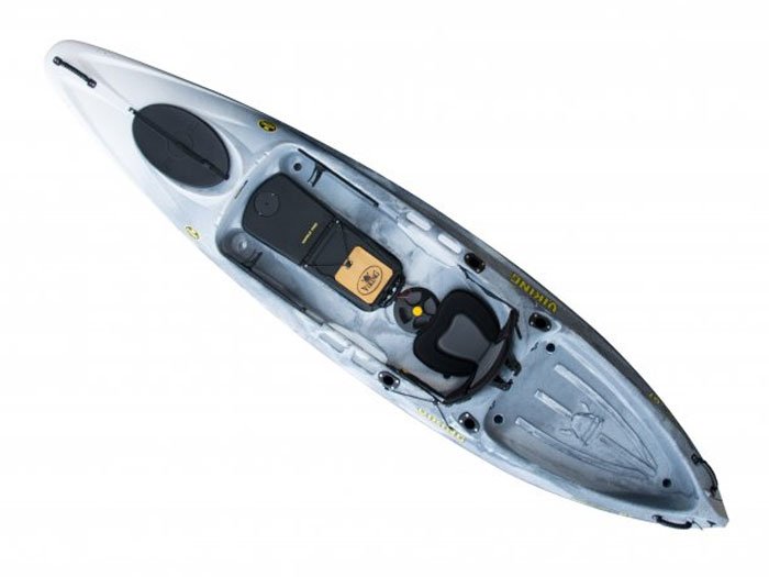 Top-down view of the viking profish gt kayak