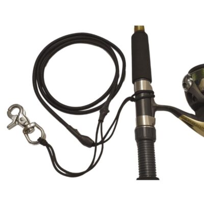 Rod leash to secure fishing rods to your kayak.