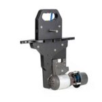 Side view of Bixpy Low Profile Thru Hull Pedal Drive Adapter K-1 showing low-drag design