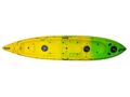 Viking 2+1 Kayak — Double, Triple or Solo in Mango colour without seats - top view