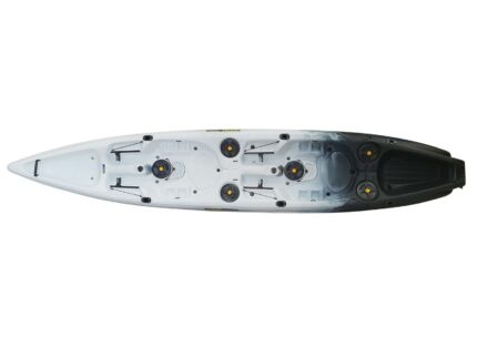 a top view of Viking Tempo 2 storm Specialized Double Fishing Kayak