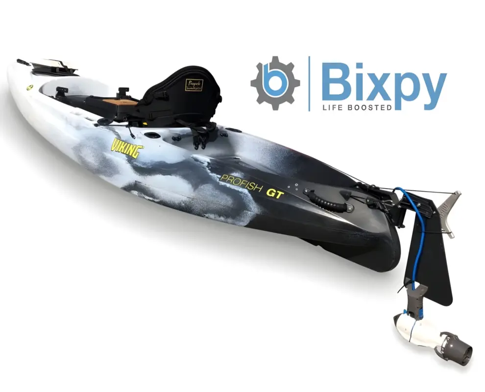 Viking Profish GT motorized with a bixpy electric jet motor