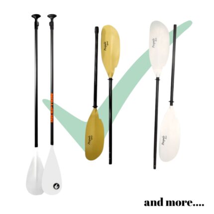 Universal fit kayak and SUP paddles compatible with Viking Paddle Drip Rings