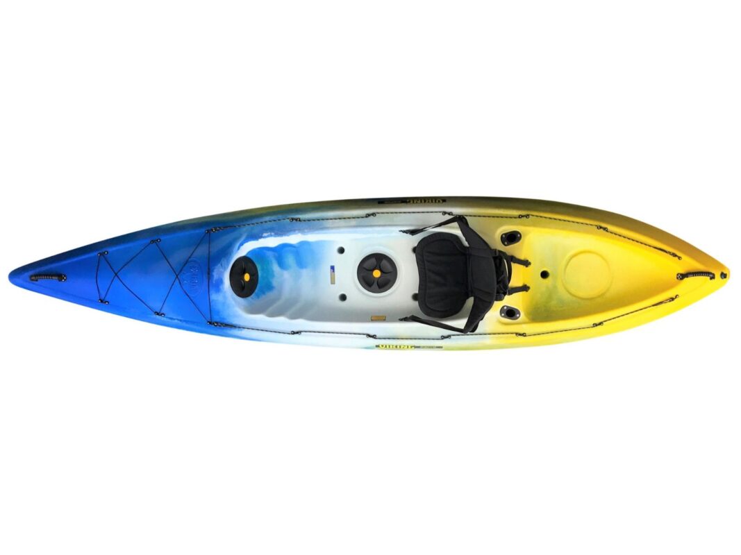 Top view of viking espri in daybreak— family & cruising kayak