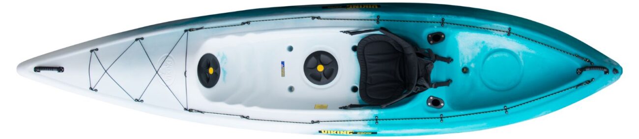 Top view of viking espri in aqua – family & cruising kayak